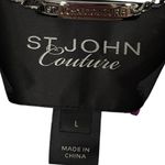 St. John ‎ Couture silk ruffle blouse tank top L Photo 4