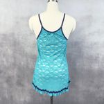 Caprice Lace Babydoll Chemise Slip Dress Size M Fairy Coquette Romantic Dainty Blue Size M Photo 4