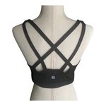 Amazon NWOT--BLACK SPORTS BRA WITH PADDING-SIZE XL Brand new without tags Bust measures 18-21 armpit to armpit  Photo 2