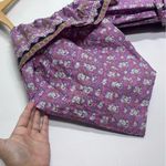 NEW Sea New York Sz XS Perry Border One Shoulder Dress Floral Lilac Purple Photo 6