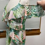 Adyson Parker  NWT Spring Palms Spaghetti Strap Off Shoulder Flutter Dress Photo 5