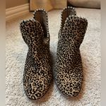 Gianni Bini  Leopard Print Ankle Booties with Silver Studs Photo 1