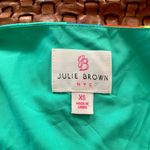 Julie Brown  Skylar Green Floral Wrap Dress Photo 3