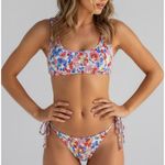 l*space L* Izzie Bralette Top (M) & Aubree Bitsy Bottom (S) - Flowers Forever Photo 1