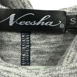 Neesha Heather Gray and Black Mock Neck Long Sleeve Knit Dress Womens Small Photo 6