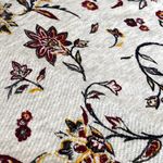 Lucky Brand Pullover Long Sleeve Floral Sweater Gray Layered Round Neck Size L Photo 7