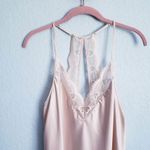 Flora Nikrooz  Champagne Satin Heart Detail Lace Chemise Nightgown Photo 3