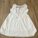 NWT white lace zip up back super comfy and very flowing dress Photo 3
