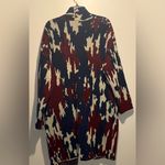 Knox Rose - Aztec Print Long Sleeve Jacquard Knit Open-Front Cardigan- Size M Photo 3