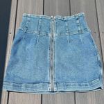 Free People Mini Denim Skirt Photo 2