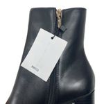 Mango Pointed Toe Block Heel Ankle Boots Black Size 37/ 6.5 Photo 11