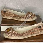 Etienne Aigner Tan and Cream Ballet Espadrille Flat Size 7 Photo 0