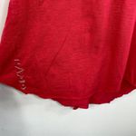 Feel the Piece Terre Jacobs Red Scoop Neck Tank Top Womens Size Medium/Large M/L Photo 4