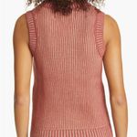 Nicole Miller Sleeveless Plaited Cotton Sweater Photo 1
