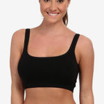 New! Yummie Black Seamless Scoop Neck Bra with Removable Pads 1X/2X Photo 0