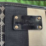 Kate Spade Classic Noel Daisy Shopper Tote Bag Jacquard Black Cream Patent Trim Photo 2