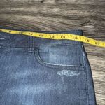 Juicy Couture  Womens Jean Shorts Dark Wash Blue Light Distressed Size 6 EUC Photo 2