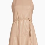 Alice + Olivia Leandra Vegan Leather Minidress Photo 0