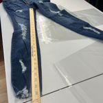 Almost Famous Skinny Jeans Womens 0 Blue Cotton Mid Rise Distressed Frayed Hem Photo 10