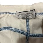 Steve & Barry's Vintage 80s Steve & Barry’s white with stripes velvet drawstring pants size M Photo 2