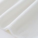 HIGH SLIT LONG SLEEVE PLEATED KNIT SWEATER AND SKIRT MATCHING SET Photo 15