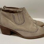 Madewell The Grayson Brogue Chelsea Boot in Bone White Cream Size 7.0 Photo 0