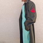 Vintage Wool US Olive Green Military Coat Size 36R Size L Photo 1