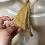 Vintage Y2K Handmade Luxury Gold Sequin Halter neck crop top sz XS Photo 5