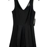 Lulus Lulu’s Home Before Daylight Black Dress Small Square Neck Scoop Back Fit Flare Photo 6