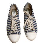 Michael Kors MICHAEL  Kristy Lace Up Blue White Sneaker 7.5 M Photo 3