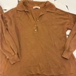 Free People  Brown Ribbed Sweater Set Photo 1
