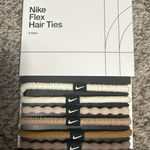Nike NWT  Flex Hair Ties 6-Pack - Black, White, Tan Photo 0