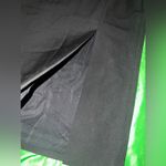 Michael Kors  Collection Black Side Slit Midi 100% Wool Skirt size 4 Photo 4