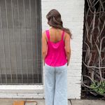 Old Navy Y2k hot pink strappy cami boho tank top sz M Photo 1