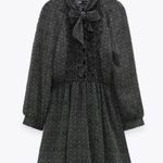 ZARA Printed Jumpsuit With Metallic Thread, Size XS, NWT Photo 4