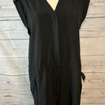 Athleta  Black Sutton Drawstring Romper Shorts Size 0 Photo 0