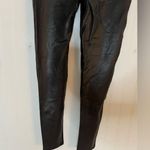 SPANXshape Faux Leather Vegan Leggings in Black Size LP Large Petite Photo 9