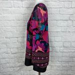 Dana Buchman  Sheer Overlay Floral Print Blouse Short Sleeve Scoop Neck Top #‎ Photo 3