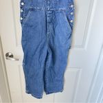 Vintage Y2K Passport Small Cropped Overalls Cotton Blue Size undefined Photo 4
