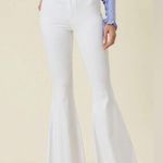 Sneak Peek White Flare & Wide Leg Jeans High Photo 0