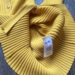 Cult Gaia  Gold Ribbed Button Down Photo 2