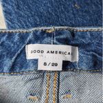 Good American Good Classic Raw Hem Jeans 8/29 NWT Photo 7