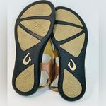 OluKai 'Eheu Thong Sandal in Kona Coffee Brown Leather size 6 Tan Photo 8