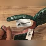 Disney parks Minnie Mouse teal pink polka dots Sequined ear headband-NWT Photo 2