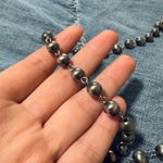 Navajo pearl rosary style necklace Silver Photo 1