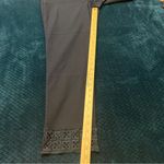 Chico's So Slimming 360 Brigitte Geo Crochet Slim Ankle Pull-On Pants Navy 12T Photo 13