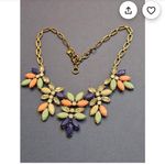 J.Crew  Multicolor Floral Statement Necklace 18 Inches Photo 3