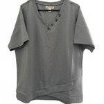 New York Laundry NEW  Women's Shirt Top XL 2X Blue Polyester Spandex Casual Photo 0