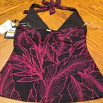 DKNY  Women's Standard Triangle Halter Tank Top Bikini Bathing Suit top only nwt Photo 3