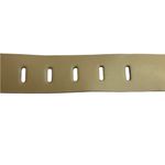 Vintage Western Floral Concho Belt – Cream Leather Look with Metal Accents XL Silver Photo 4